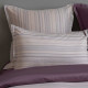 Parure Housse de Couette MANHATTAN Aubergine