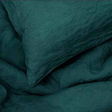 Taie d'oreiller 65x65 cm bleu turquoise - DistriCenter