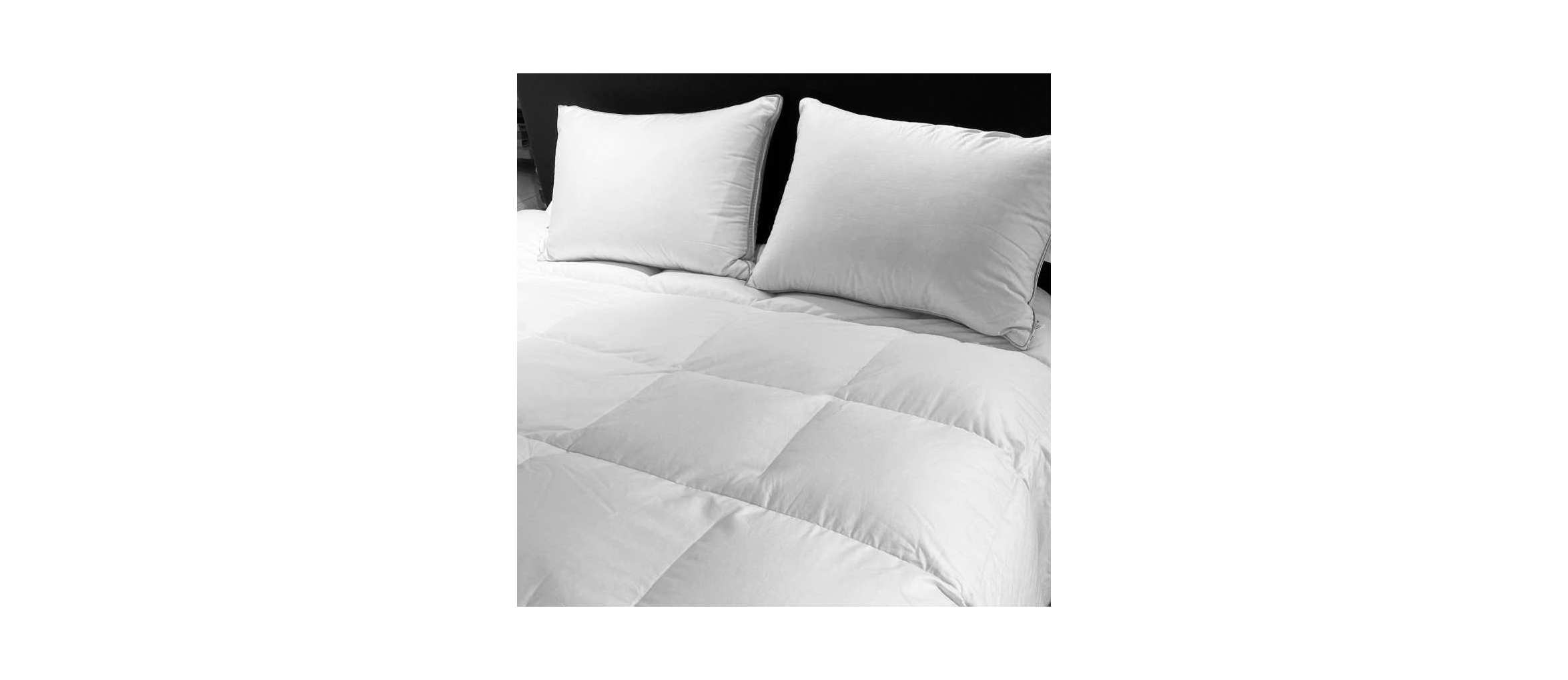 Couette Collection GRAND HÔTEL Synthétique Enveloppe Percale 100% Coton